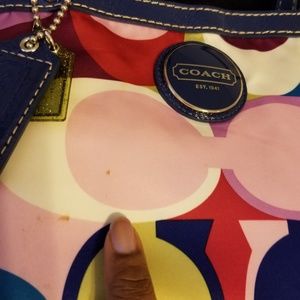 Coach Multi-Color tote